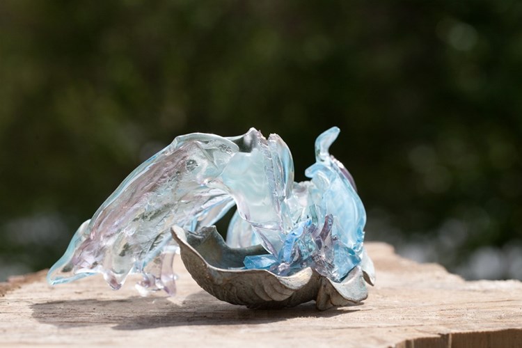 'Sculp', glas en brons, Lydia Schroder